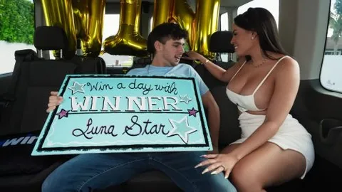 Mega Fan Wins a Ride - Luna Star